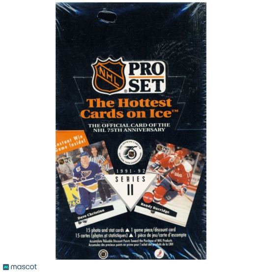 1991-92 NHL Pro Set Series 2 Box