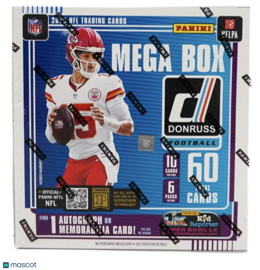 2025 Donruss Football Mega Box (Red Wave Parallels!)