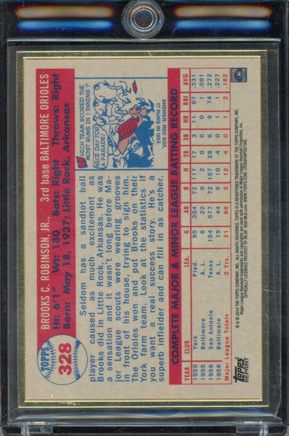 2014 Topps Brooks Robinson #328 RP /25 Gold Framed
