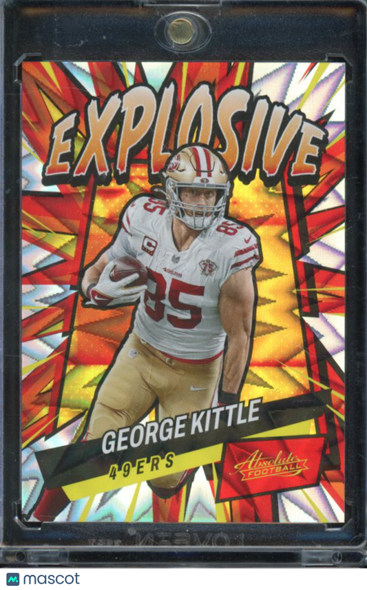 2022 Absolute George Kittle Explosive Case Hit Sp