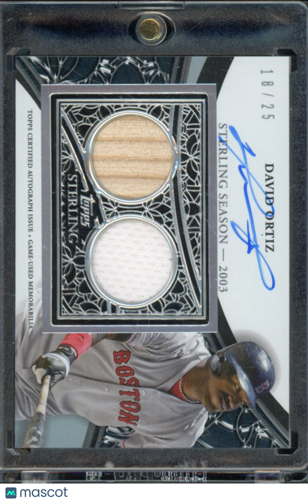 2023 Topps Sterling David Ortiz Patch Auto /25