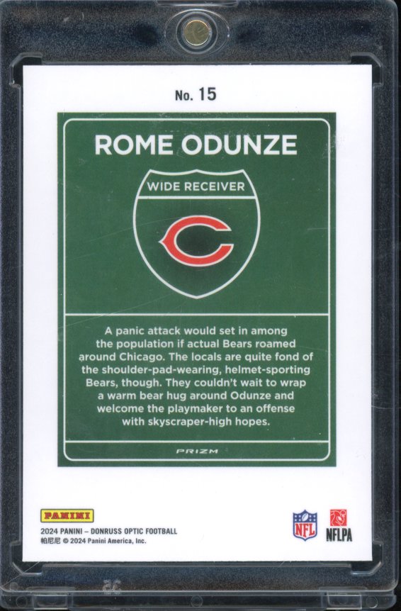 2024 Optic Rome Odunze Rookie Case Hit