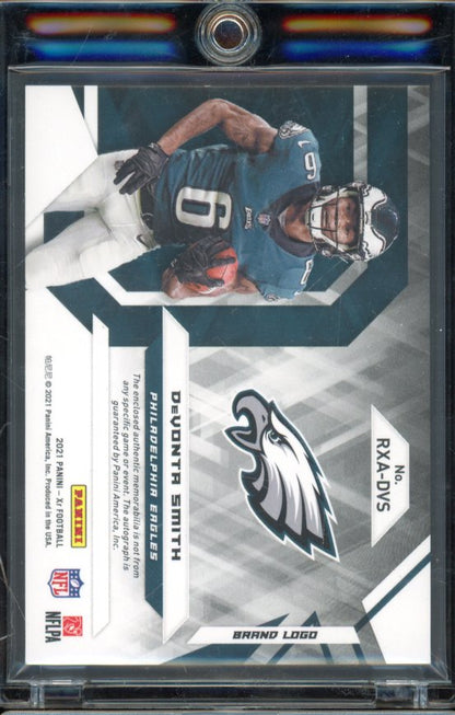 2021 XR Devonta Smith Rookie Patch Swoosh Auto 1/1