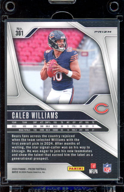 2024 Prizm Caleb Williams Orange Ice Rookie