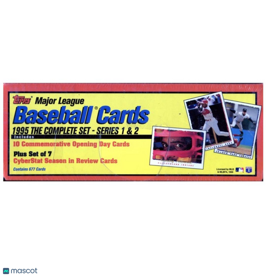1995 Topps Baseball Series 1 & 2 Complete Set Box