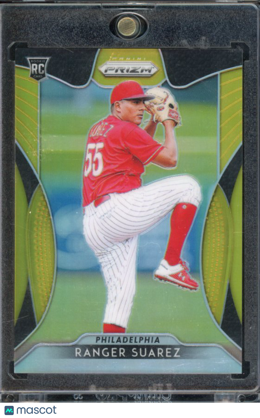 2019 Prizm Ranger Suarez Gold Rookie /10