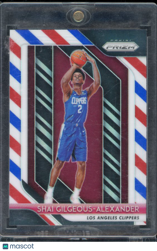 2018-19 Prizm Shai Gilgeous Alexander Red White Blue Rookie