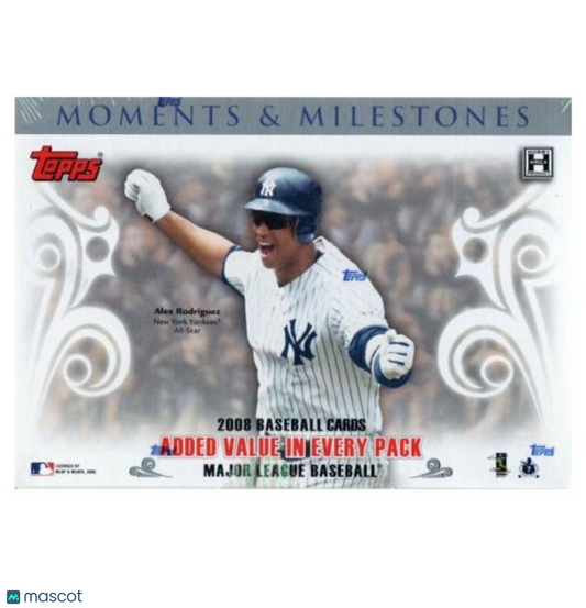 2008 Topps Moments & Milestones Baseball Hobby Box