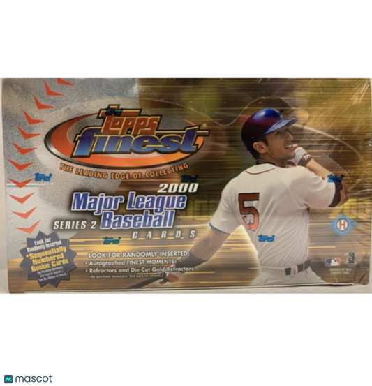2000 Topps Finest Series 2 Baseball Hobby Box