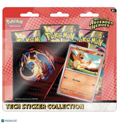 Mega Evo ME2.5 Ascended Heroes Tech Sticker Collection Blister