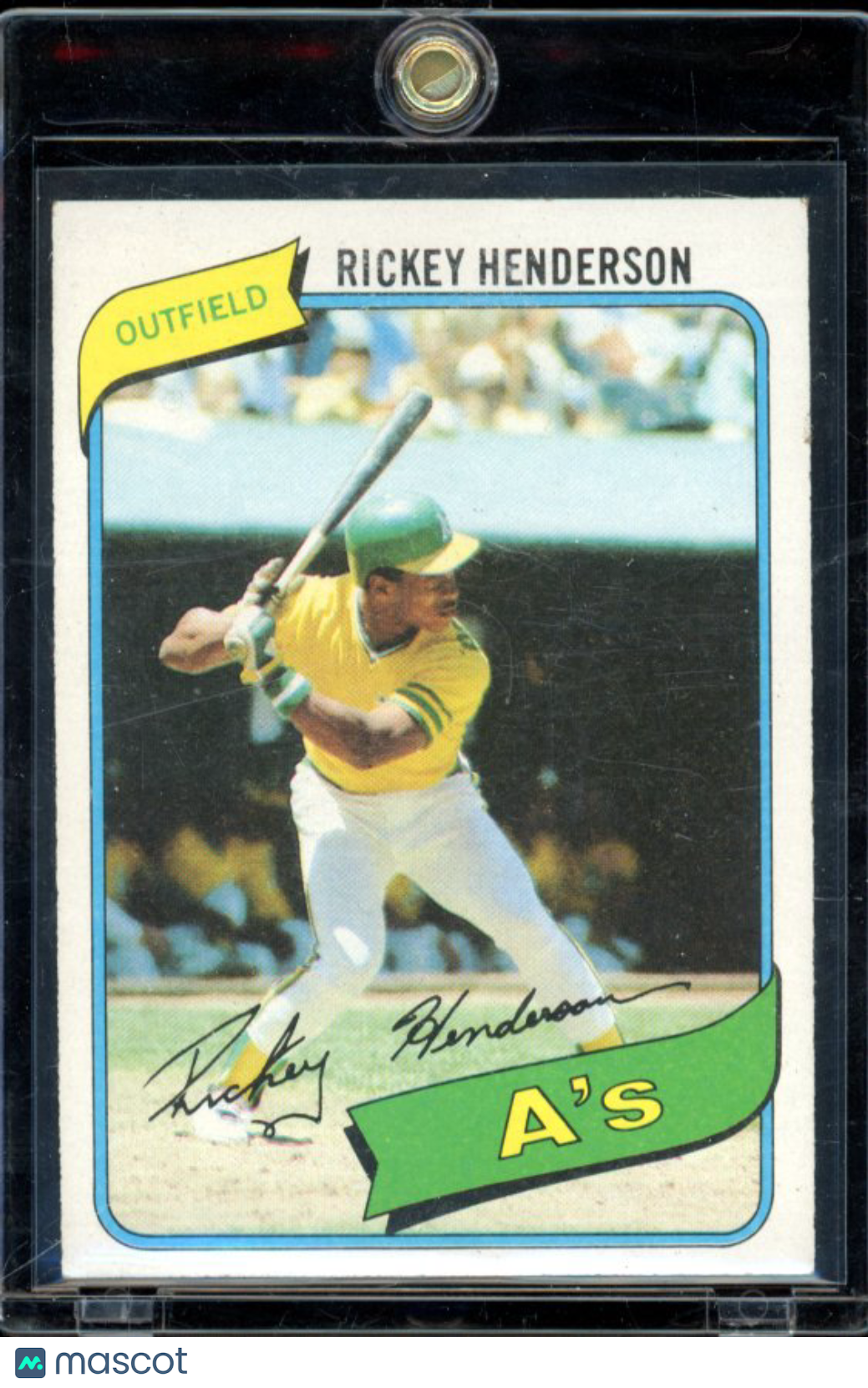 1980 Topps Rickey Henderson Rookie #482