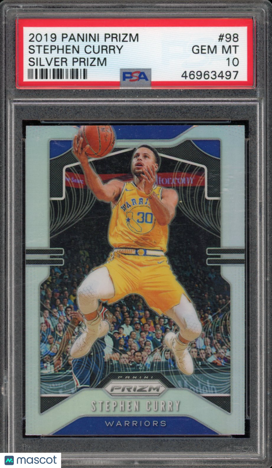2019-20 Prizm Stephen Curry Silver PSA 10