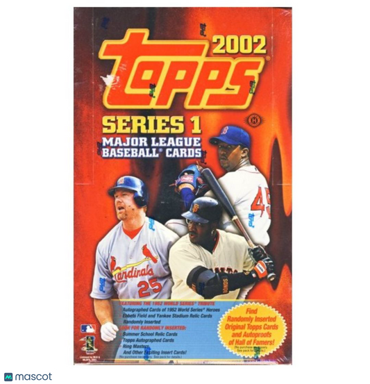 2002 Topps Series 1 Baseball Hobby Box