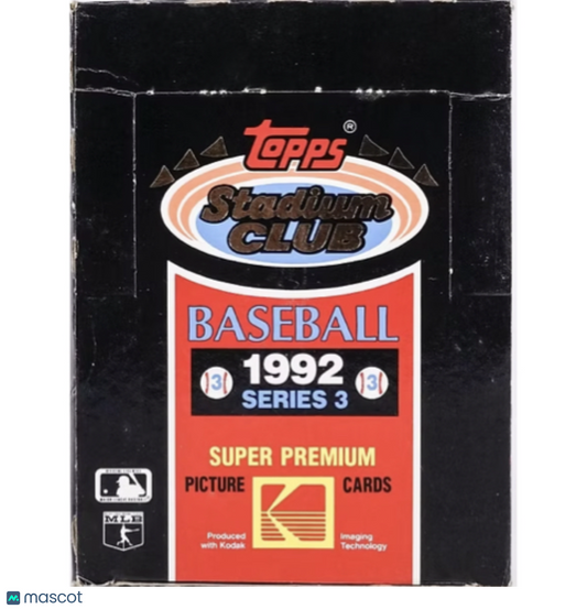 1992 Topps Stadium Club Series 3 Hobby Box