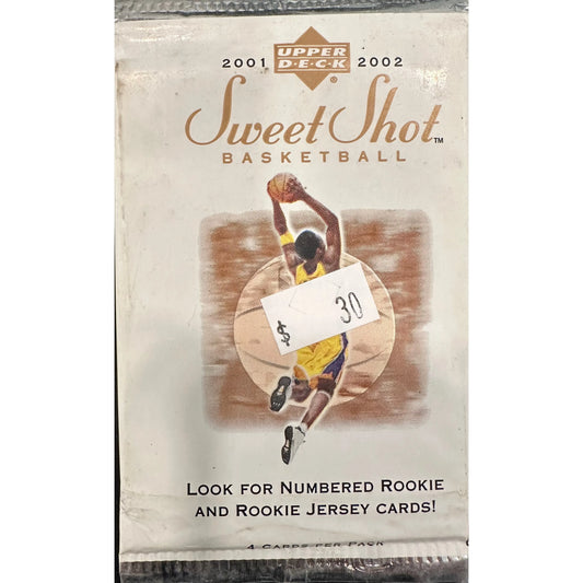 2001-02 Upper Deck Sweet Shot Hobby Pack