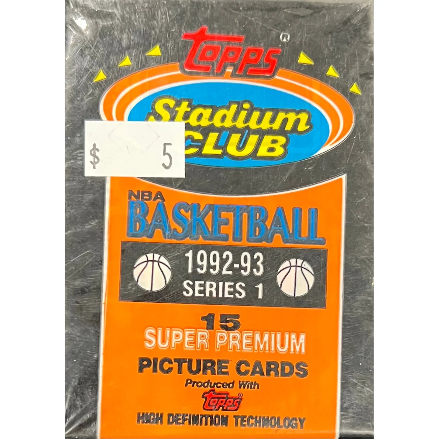 1992-93 Topps Stadium Club Series 1 Pack