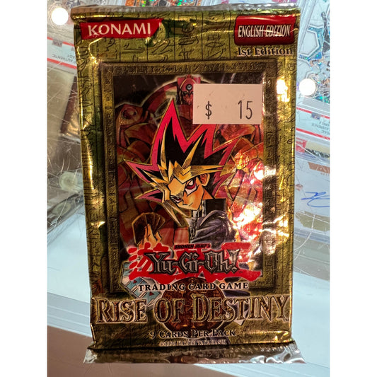 Yu-Gi-Oh Rise of Destiny Booster Pack 1st Edition