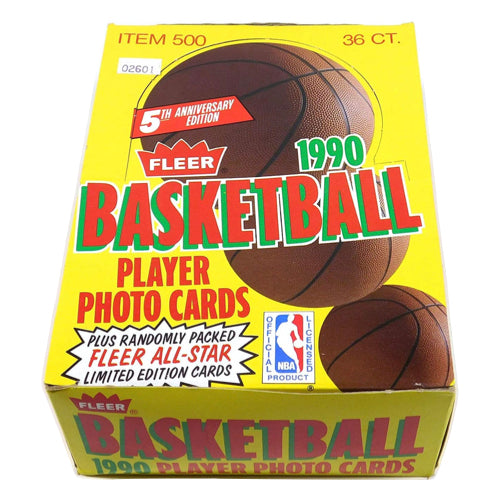 1990 Fleer Basketball Hobby Box