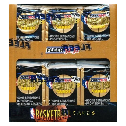 1992-93 Fleer Basketball Jumbo Box