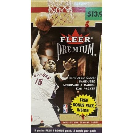 2002-03 Fleer Premium Basketball Blaster Box