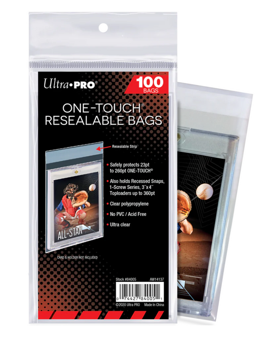 Ultra Pro Resealable One-Touch Bag