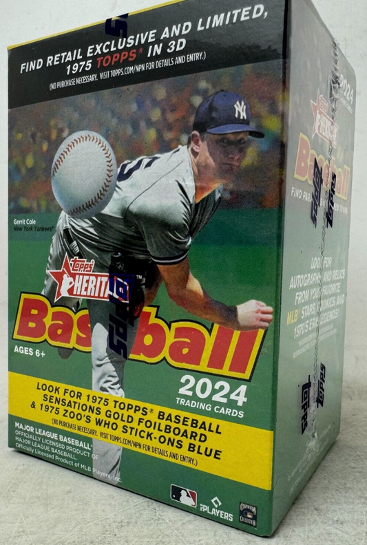 2024 Topps Heritage Baseball Blaster Box