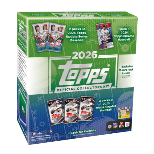 PRE ORDER 2026 Topps MLB x NFL Official Collectors Kit