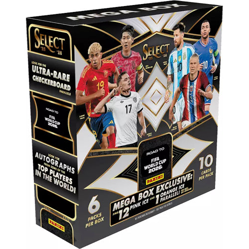 2025-26 Panini Select Road to FIFA World Cup Soccer Mega Box