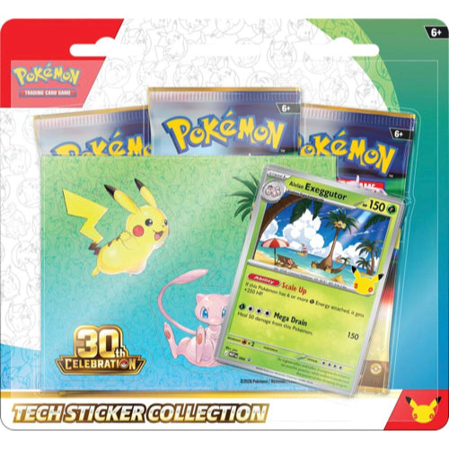 Pokemon TCG: 30th Celebration Tech Sticker Collection