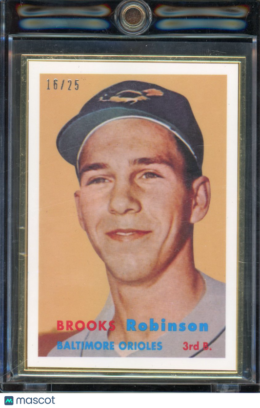2014 Topps Brooks Robinson #328 RP /25 Gold Framed