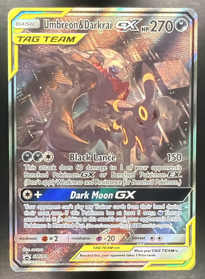 2020 Pokemon Sun & Moon Umbreon & Darkrai GX Tag Team SM241 NM
