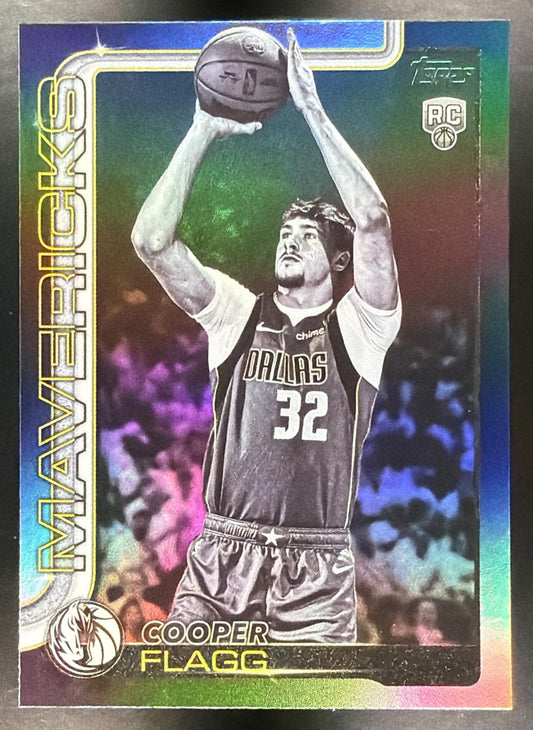 2025-26 Topps Cooper Flagg #201 Blackout Variation RC