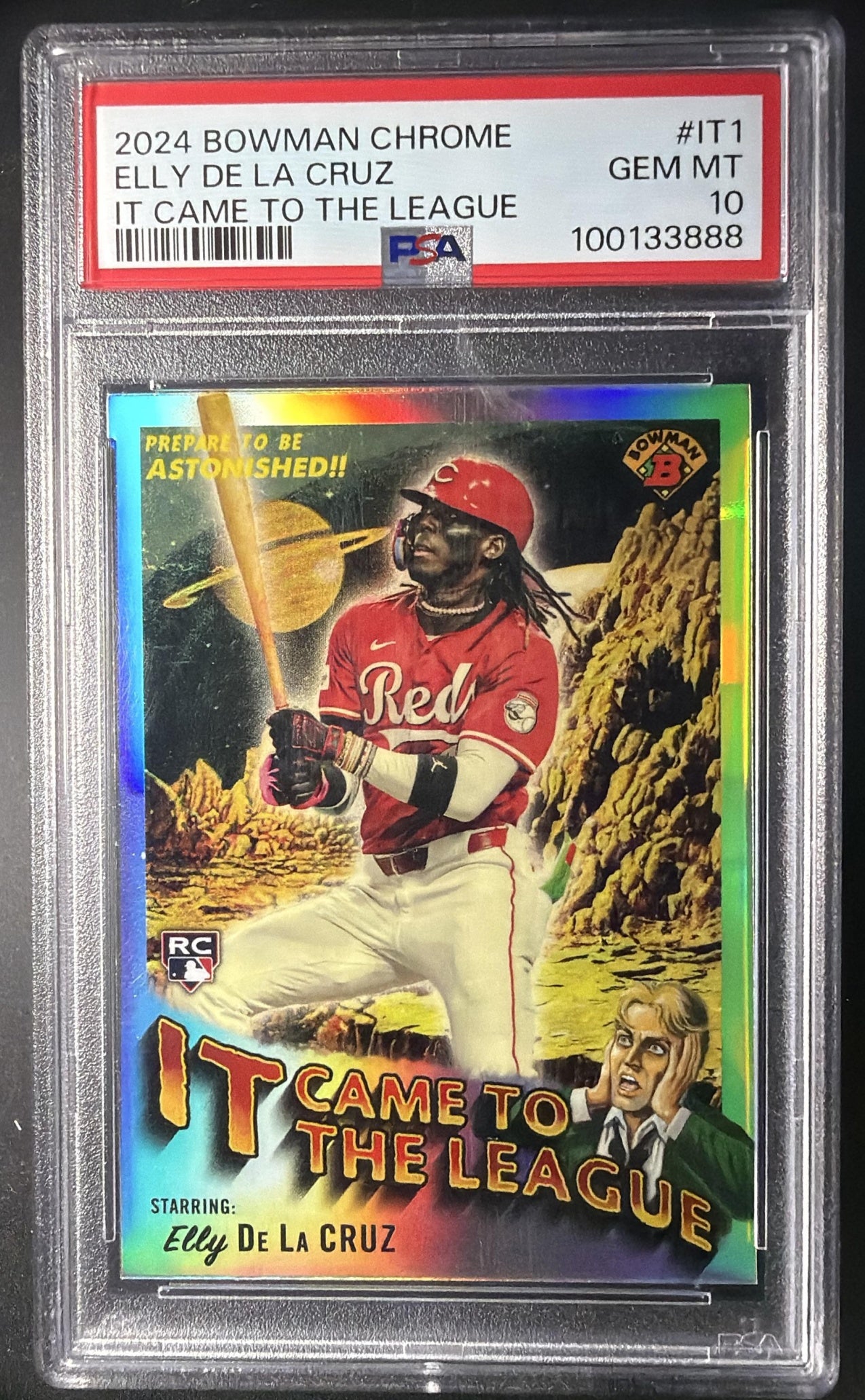 2024 Bowman Chrome Elly De La Cruz #IT-1 It Came to the League RC PSA 10
