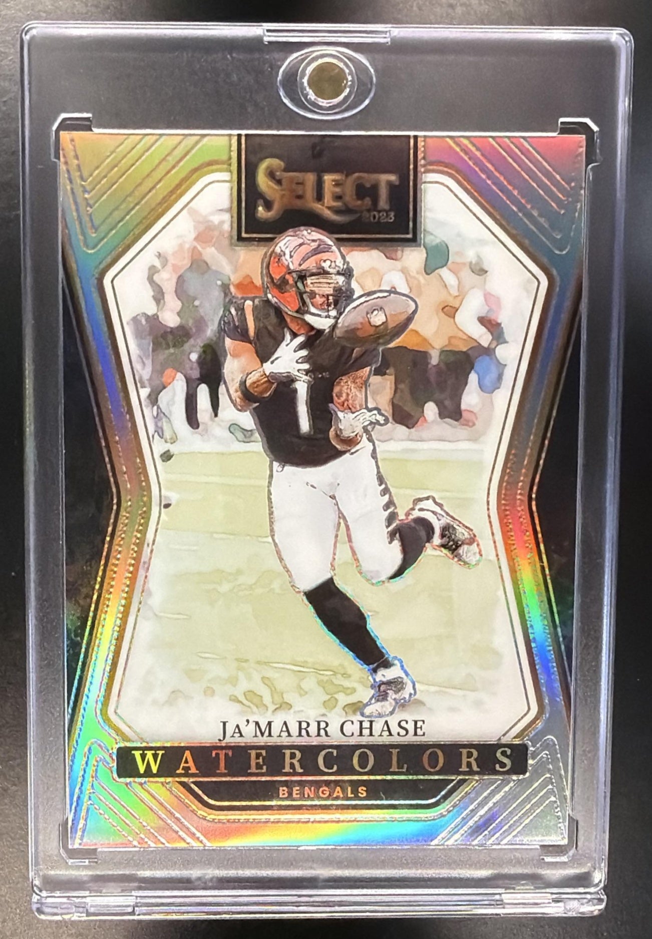 2023 Panini Select Ja'Marr Chase #WC-JCH Watercolors