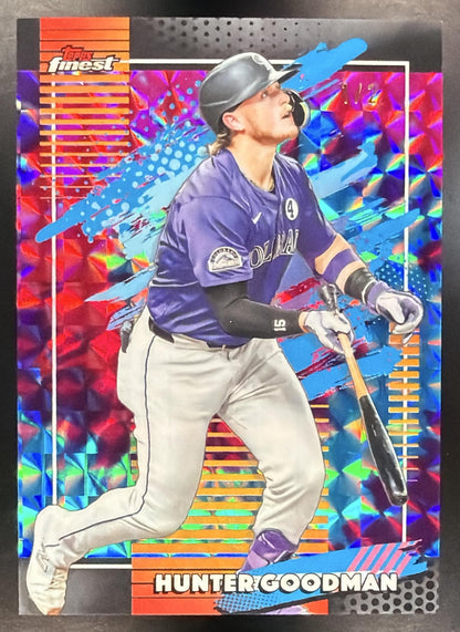 2026 Topps Finest Hunter Goodman #155 Uncommon 1/2 SSP