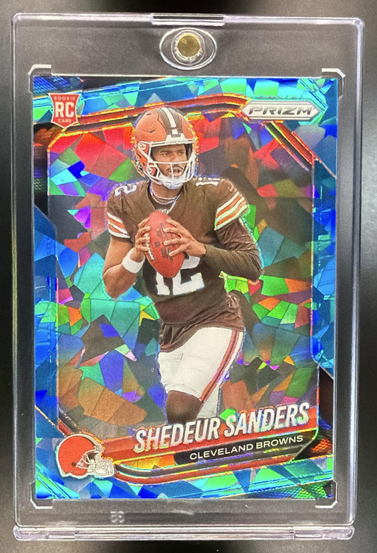 2025 Panini Prizm Shedeur Sanders #302 Blue Ice 40/99 RC