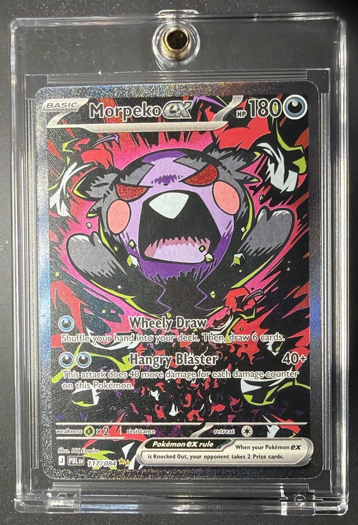 2026 Pokemon Pitch Black Morpeko ex #117/084 Special Illustration Rare