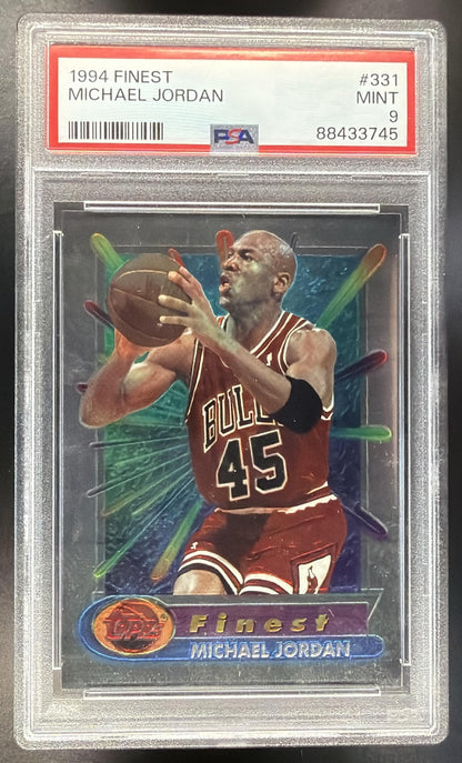 1994-95 Topps Finest Michael Jordan #331 PSA 9