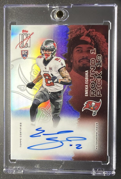 2025 Topps Signature Class Emeka Egbuka #105 Rookie Chrome Auto RC