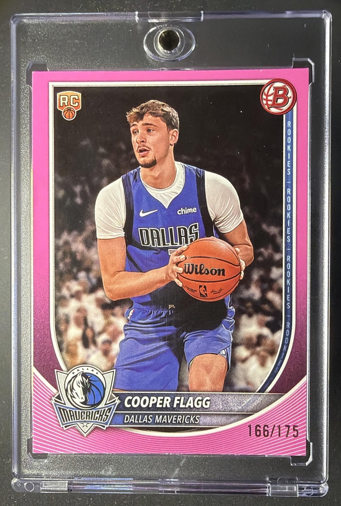 2025-26 Bowman Cooper Flagg #1 Pink Border 166/175 RC
