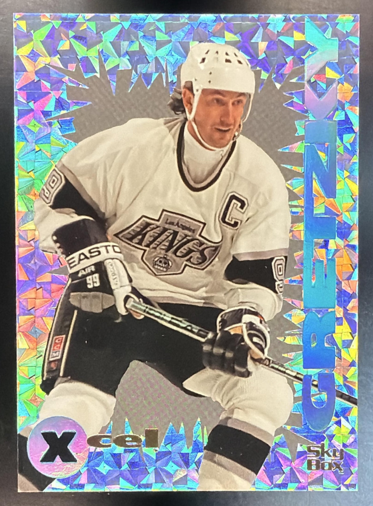 1995-96 Skybox E-Motion Wayne Gretzky 4 of 10 Motion Xcel
