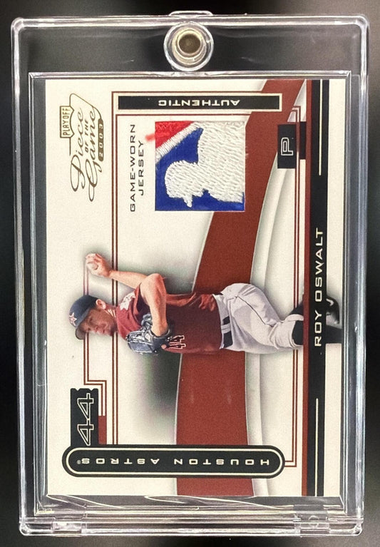 2003 Playoff Piece of the Game Roy Oswalt #POG-84 Logoman Patch