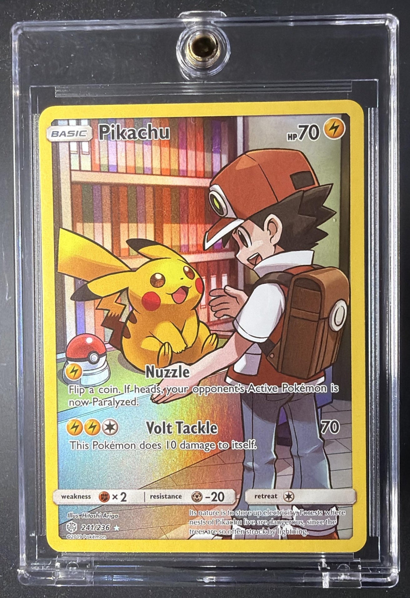 2019 Pokemon Sun & Moon Cosmic Eclipse Pikachu #241/236