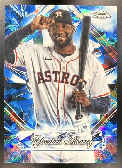 2025 Topps Chrome Sapphire Yordan Alvarez #SS-28 Sapphire Selections