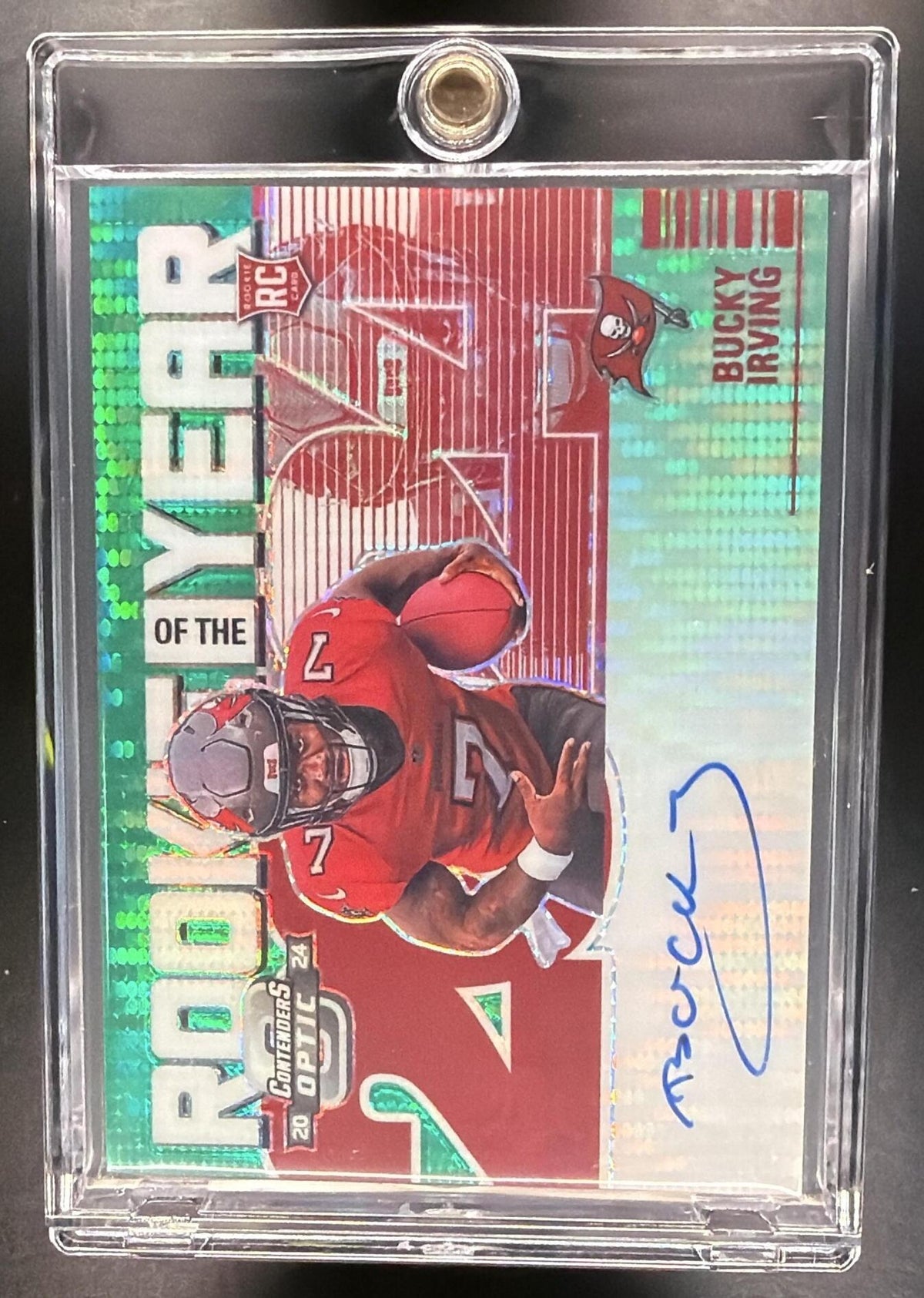2024 Panini Contenders Optic Bucky Irving #ROTY-BIG Rookie of the Year Blue Prizm /75 RC Auto