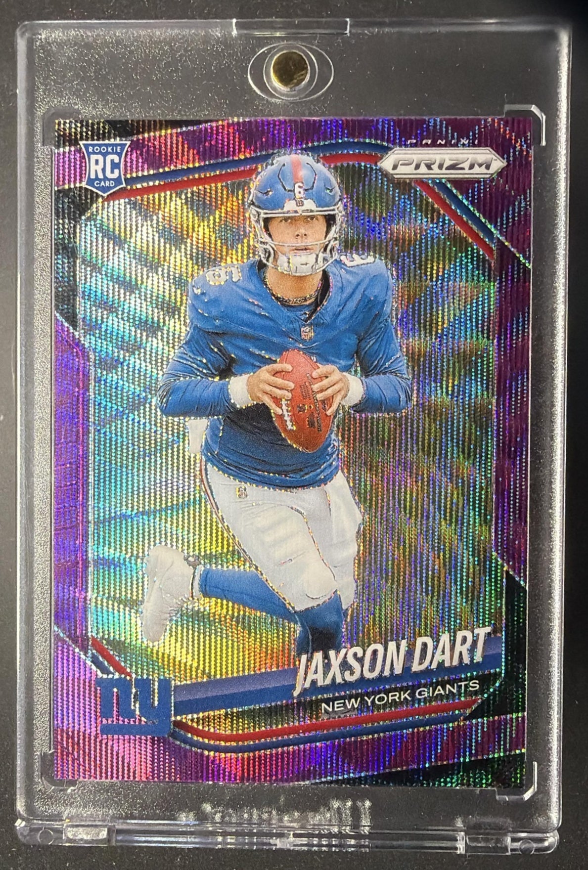 2025 Panini Prizm Jaxson Dart #332 Purple Wave 12/99 RC