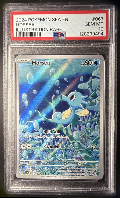 2024 Pokemon Shrouded Fable Horsea #067/064 PSA 10