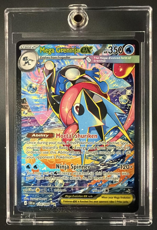 2026 Pokemon Mega Evolution Chaos Rising M Greninja ex #116/086 SIR