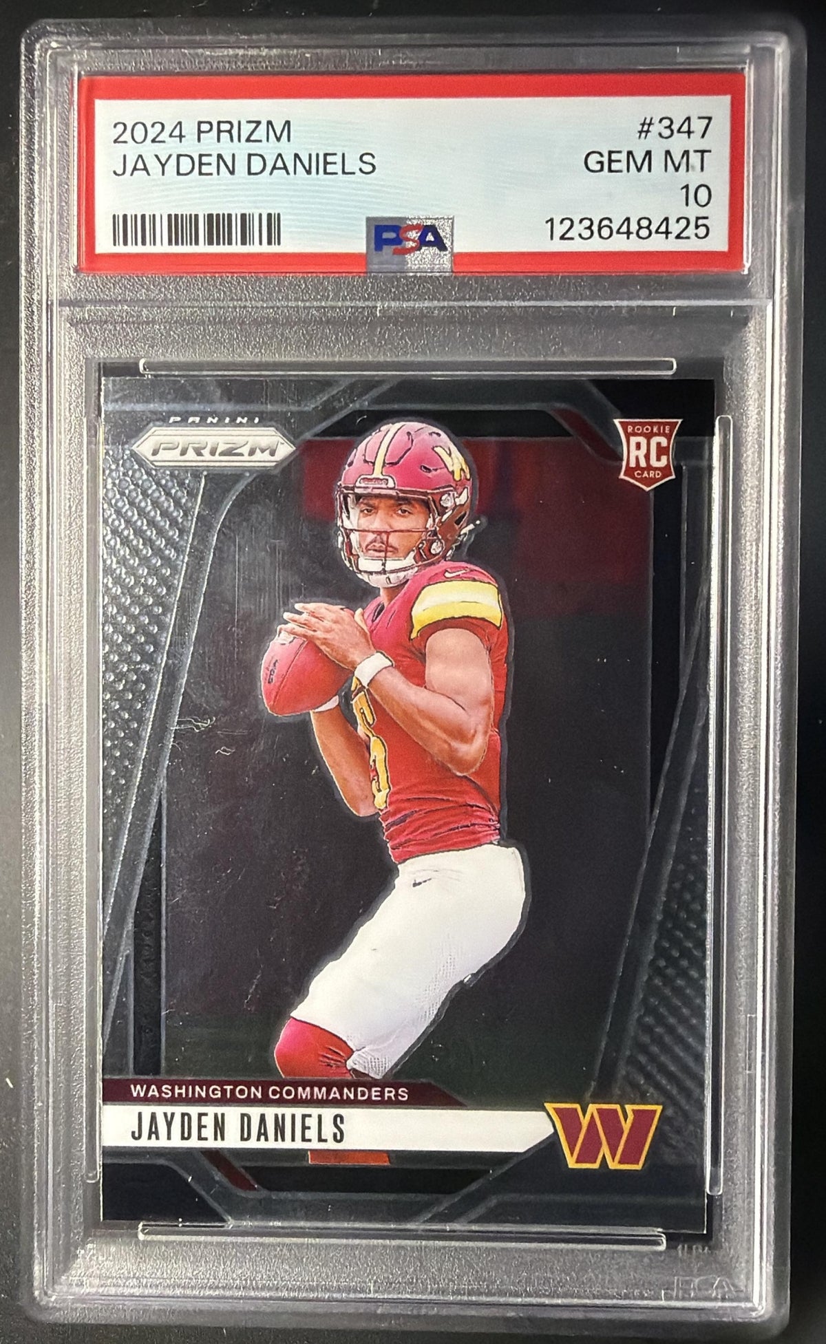 2024 Panini Prizm Jayden Daniels #347 RC PSA 10