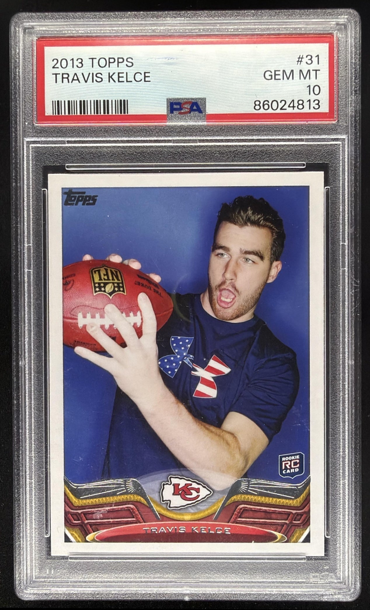 2013 Topps Travis Kelce #31 RC PSA 10